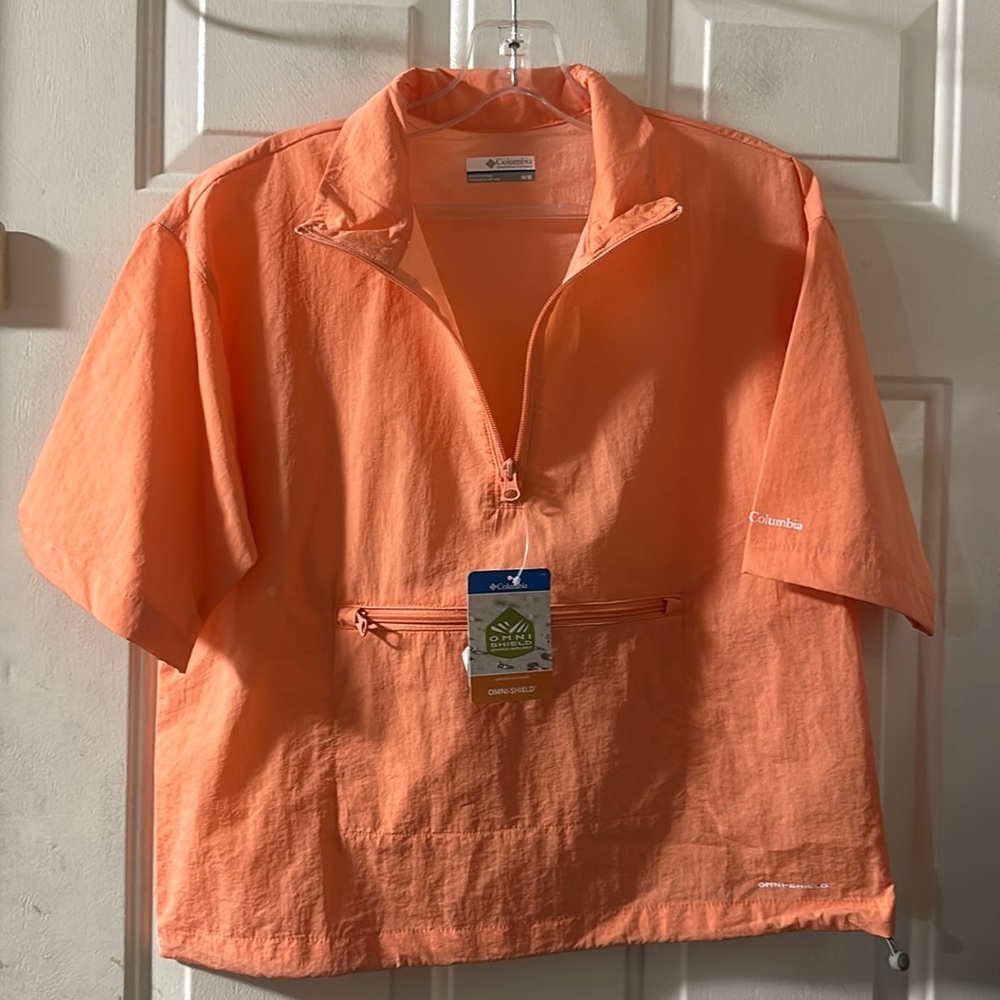 Columbia Boundless Trek Pull Over: ORANGE: NEW WITH TAGS: SIZE MEDIUM